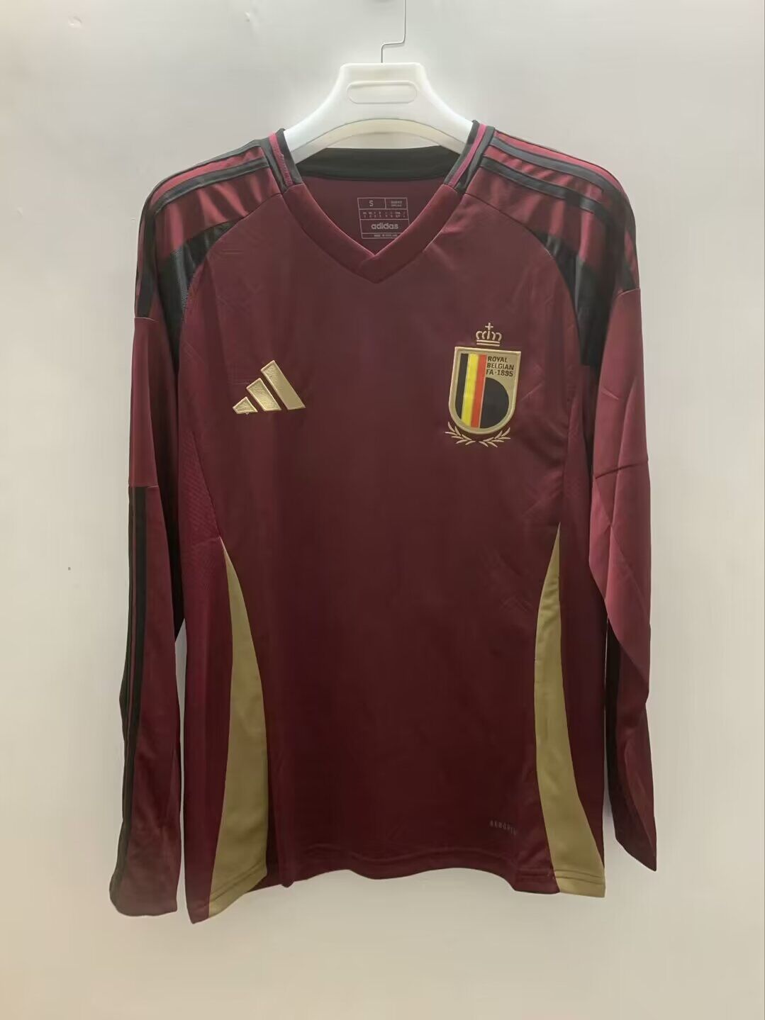 AAA Quality Belgium 2024 Euro Home Long Soccer Jersey